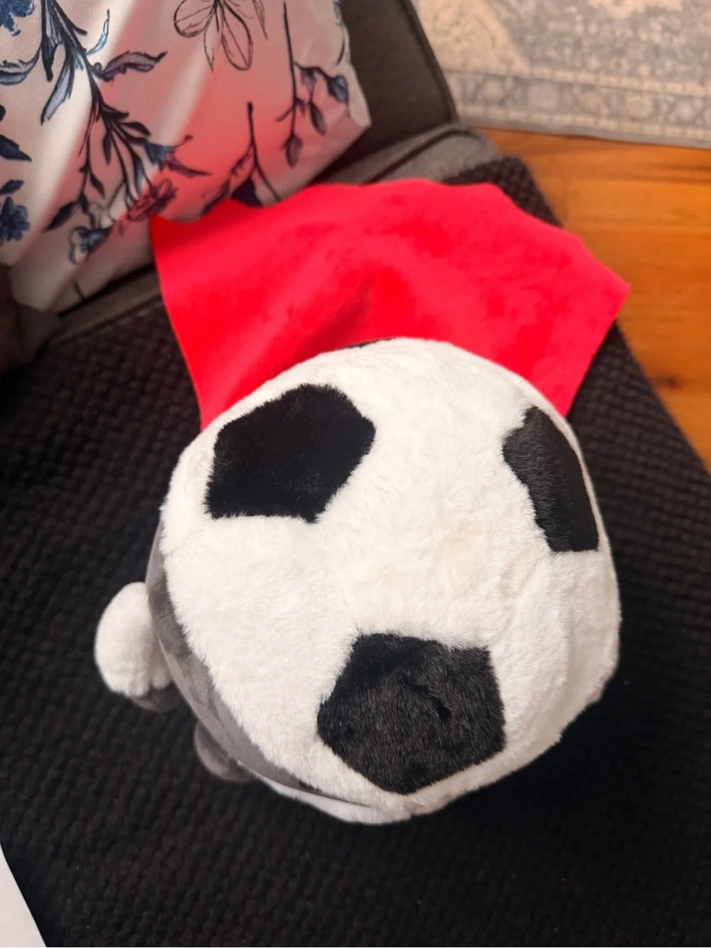 FAO Schwarz Gray & White Plush Reptile Ball